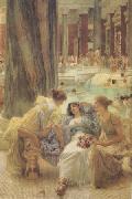 Alma-Tadema, Sir Lawrence The Baths of Caracalla (mk24) France oil painting artist
